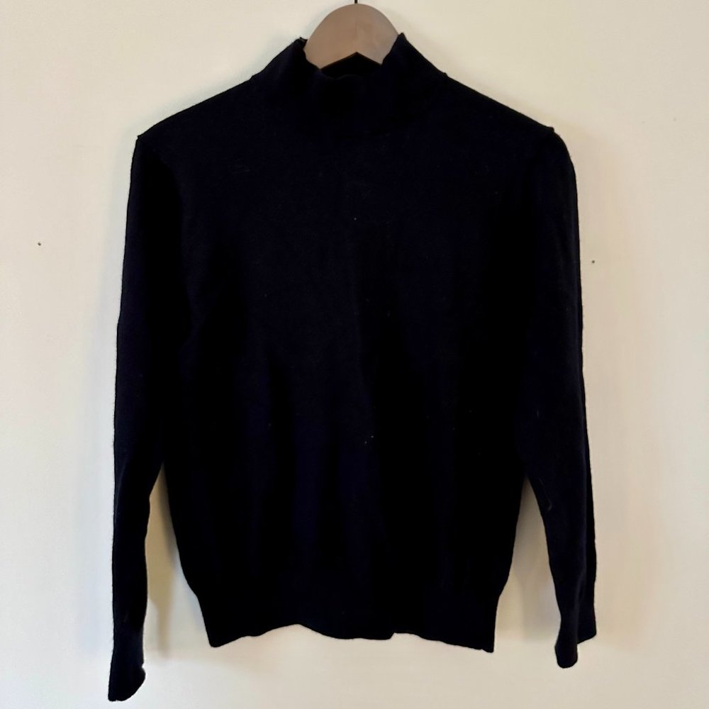 Club Monaco Mock Neck Sweater Black